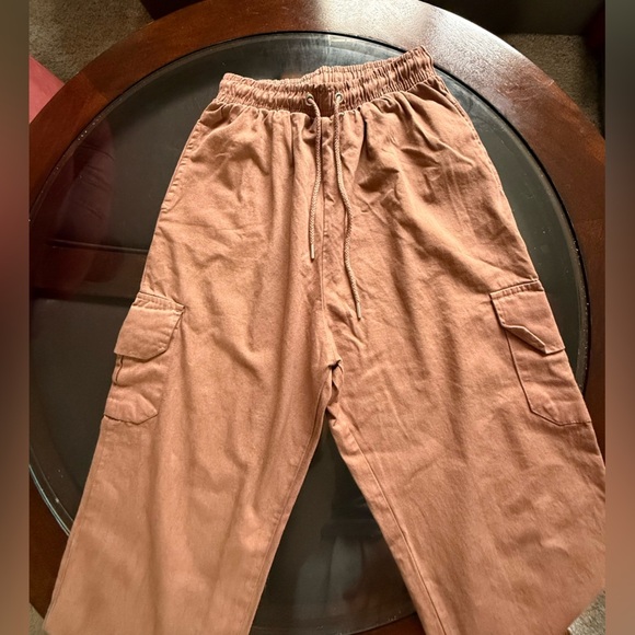 Pretty Little Thing Drawstring Detail Pocket Joggers Relaxed Fit Elastic Waist - Picture 4 of 9